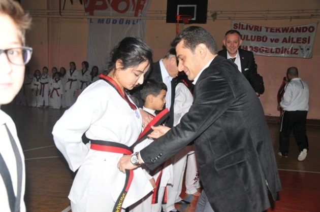 Silivri'de kuşak terfi heyecanı