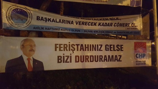 CHP Silivri 'Feriştahınız gelse...' dedi