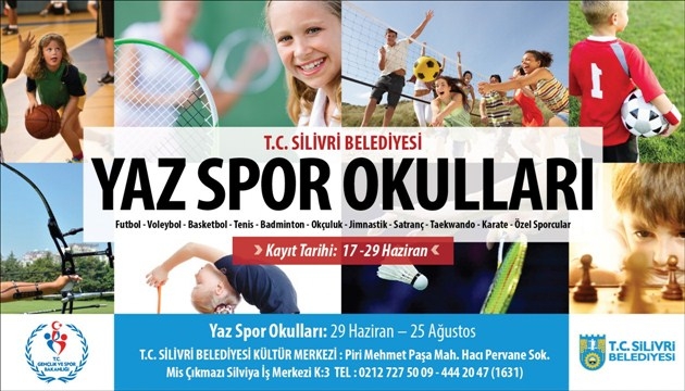 Yaz Spor Okulu kayıtları başlıyor!