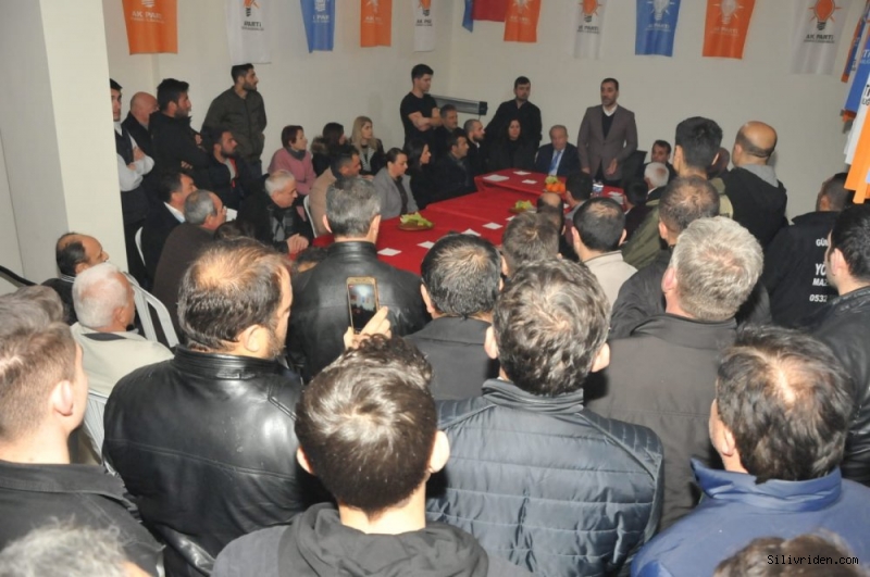 Volkan Yılmaz Gümüşyaka Seçim İrtibat bürosunu ziyaret etti