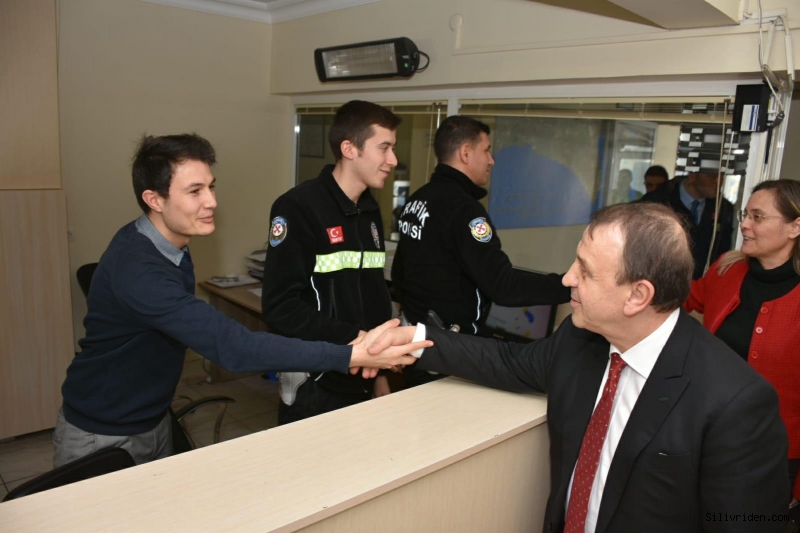 Işıklar'dan trafik personeline ziyaret
