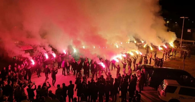 Yılmaz, Ortaköy'de coşkuyla karşılandı