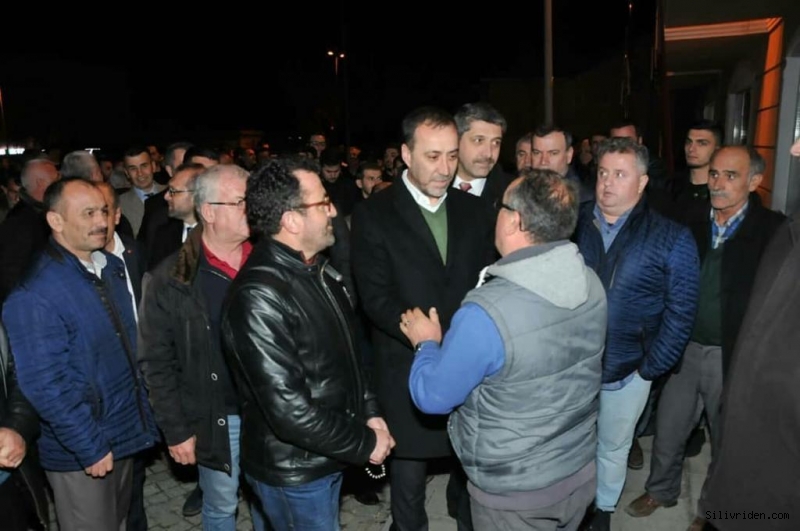 Yılmaz, Ortaköy'de coşkuyla karşılandı