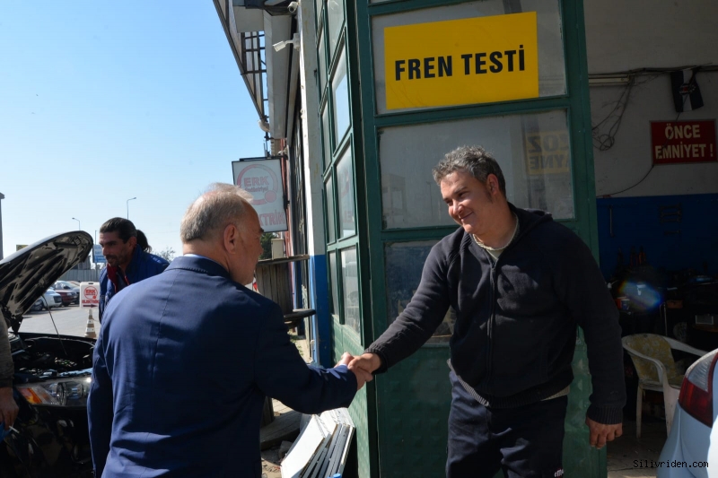 Esnaftan Değirmenci'ye sıcak karşılama