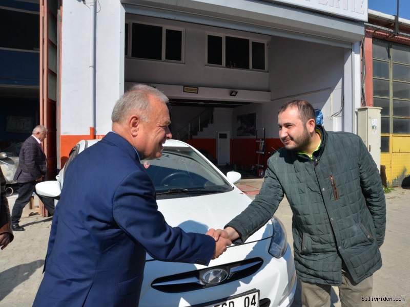 Esnaftan Değirmenci'ye sıcak karşılama