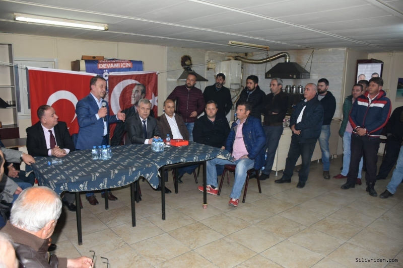 Silivri Birlik esnafından Işıklar'a coşkulu karşılama
