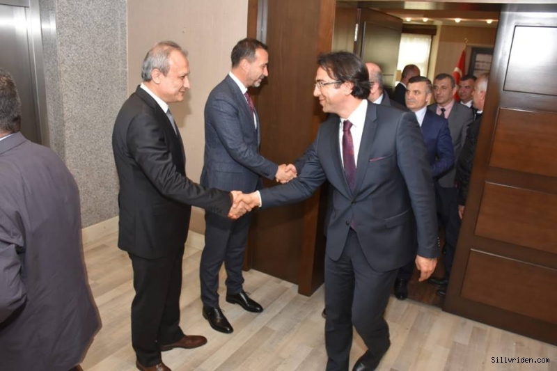 Kaymakam Partal'dan Başkan Yılmaz'a hayırlı olsun ziyareti