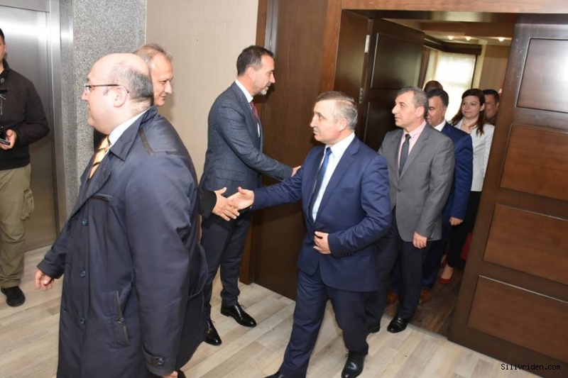 Kaymakam Partal'dan Başkan Yılmaz'a hayırlı olsun ziyareti
