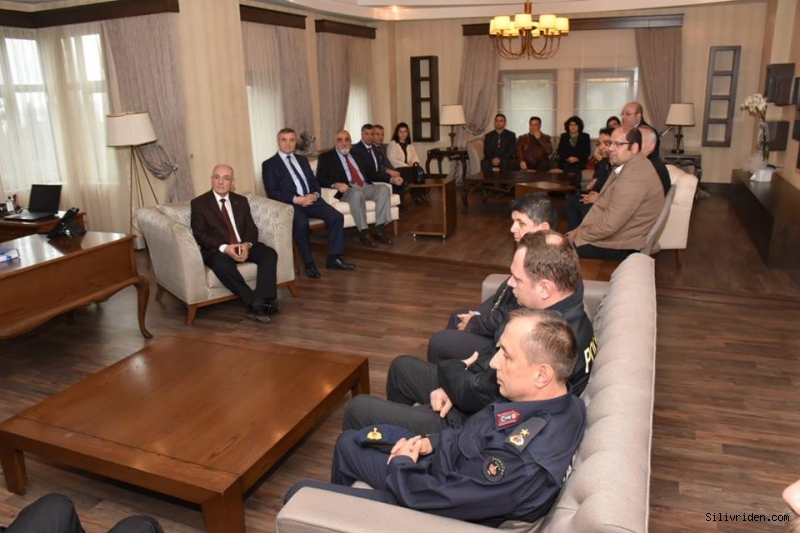 Kaymakam Partal'dan Başkan Yılmaz'a hayırlı olsun ziyareti