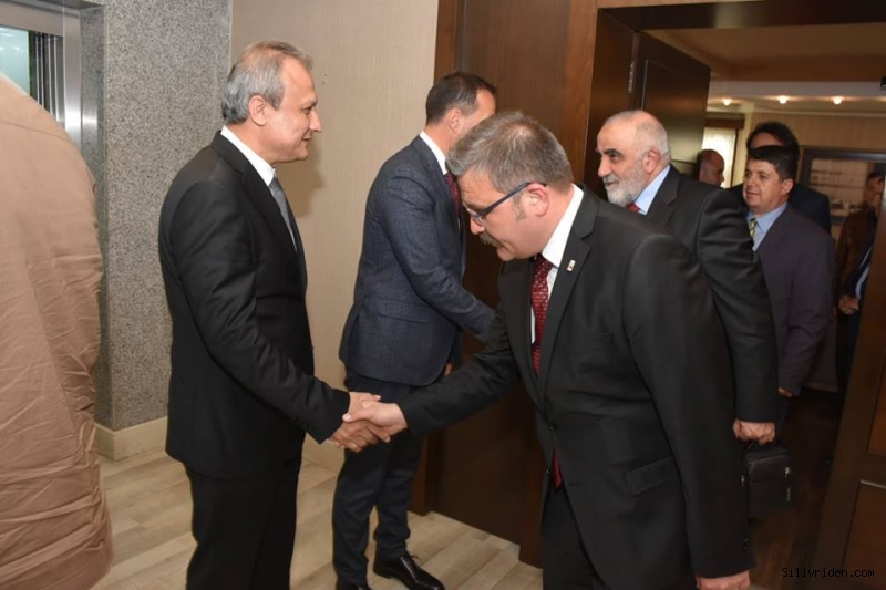 Kaymakam Partal'dan Başkan Yılmaz'a hayırlı olsun ziyareti