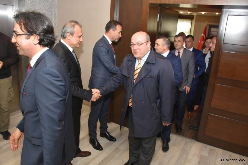 Kaymakam Partal'dan Başkan Yılmaz'a hayırlı olsun ziyareti