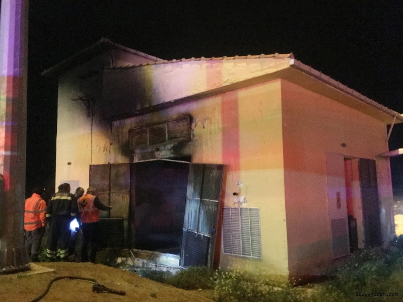 Silivri'de trafo patladı