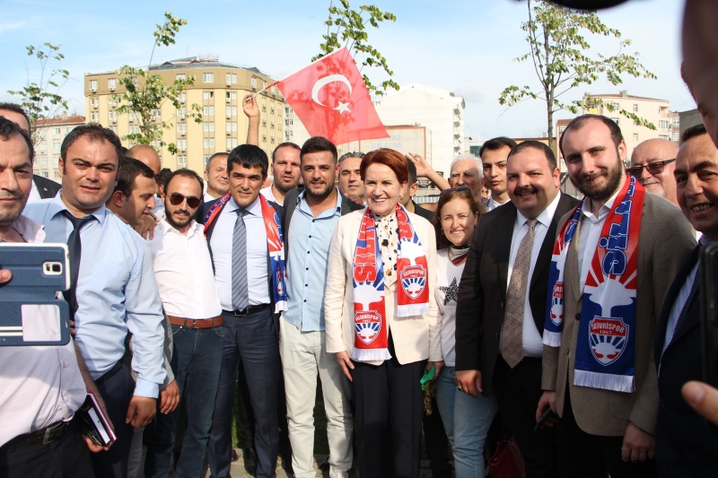 Meral Akşener Silivri’de destek istedi