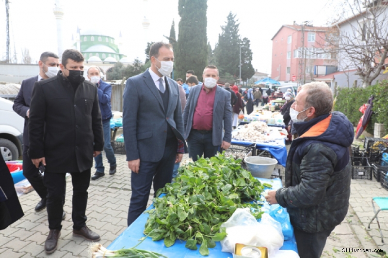 Başkan Yılmaz, Kavaklı'da vatandaşlarla görüştü!