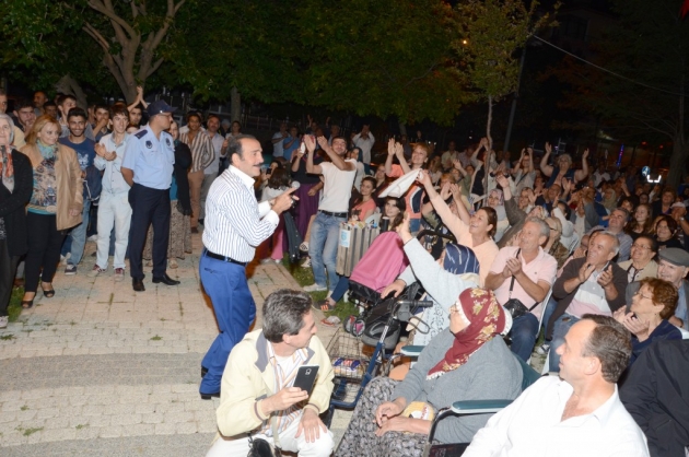 Mustafa Keser Çanta'yı coşturdu