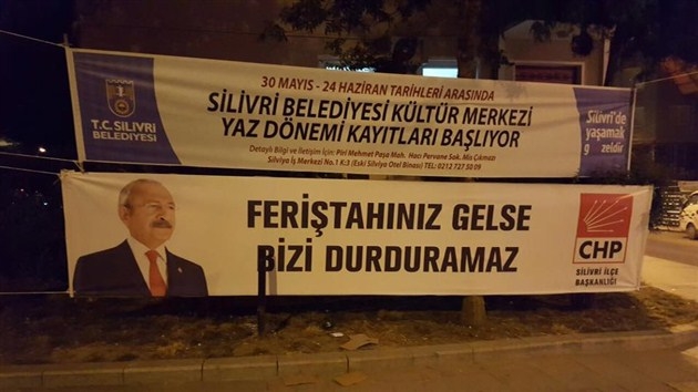 CHP Silivri 'Feriştahınız gelse...' dedi