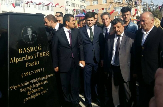 Alparslan Türkeş parkı açıldı!