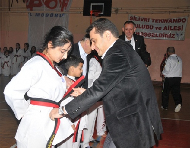 Silivri'de kuşak terfi heyecanı