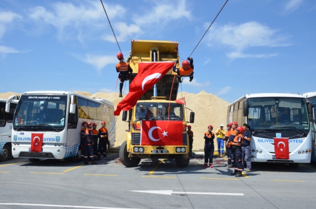 Silivri'de Afet Komandoları görevde!