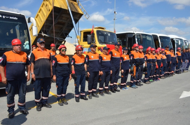 Silivri'de Afet Komandoları görevde!