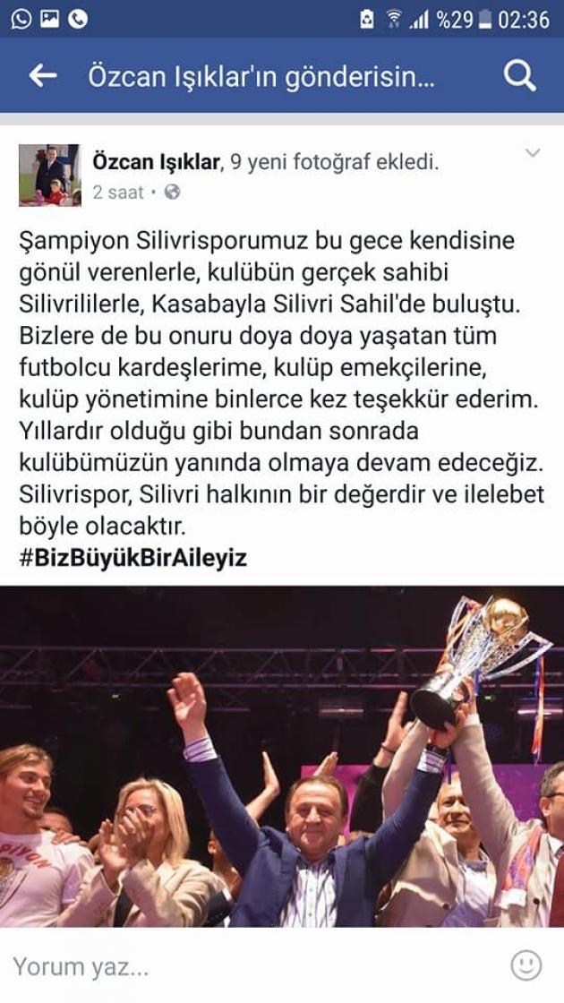 Işıklar, Kalko'ya teşekkür etmedi