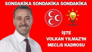 Volkan Yılmaz'ın listesinde kimler var?