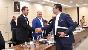Başkan Yılmaz, belediye başkanları toplantısına katıldı