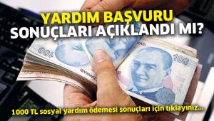 1000 TL sosyal yardım ödemesi e-Devlet başvuru ve sonuç sorgulama ekranı