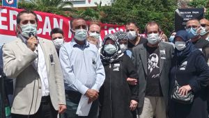 Yüzlerce kişi Mertcan Kaya için Silivri Adliyesi önünde toplandı