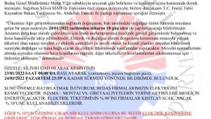 SİAD'tan enerji kısıtlaması çağrısı