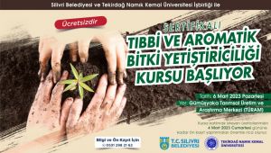 Silivri Beldiyesi tıbbi ve aromatik bitki yetiştiriciliği kursu düzenliyor