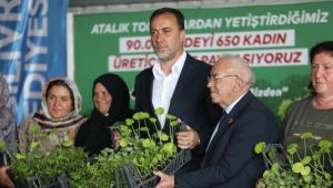 Silivri Belediyesi 650 kadına 90.000 fide dağıttı