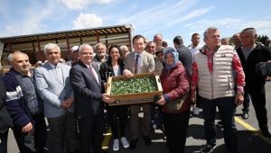 Silivri Belediye Başkanı Bora Balcıoğlu ve İBB' den çiftçilere fide desteği
