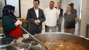 Balcıoğlu aşevini ziyaret etti