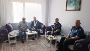 Kaymakam Toğan şehit ailelerini ziyaret etti