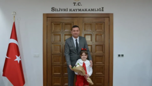Kaymakam Toğan, makamını Minik Ela Sahra’ya devretti