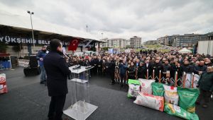 Silivri’de üreticiye tohum desteği