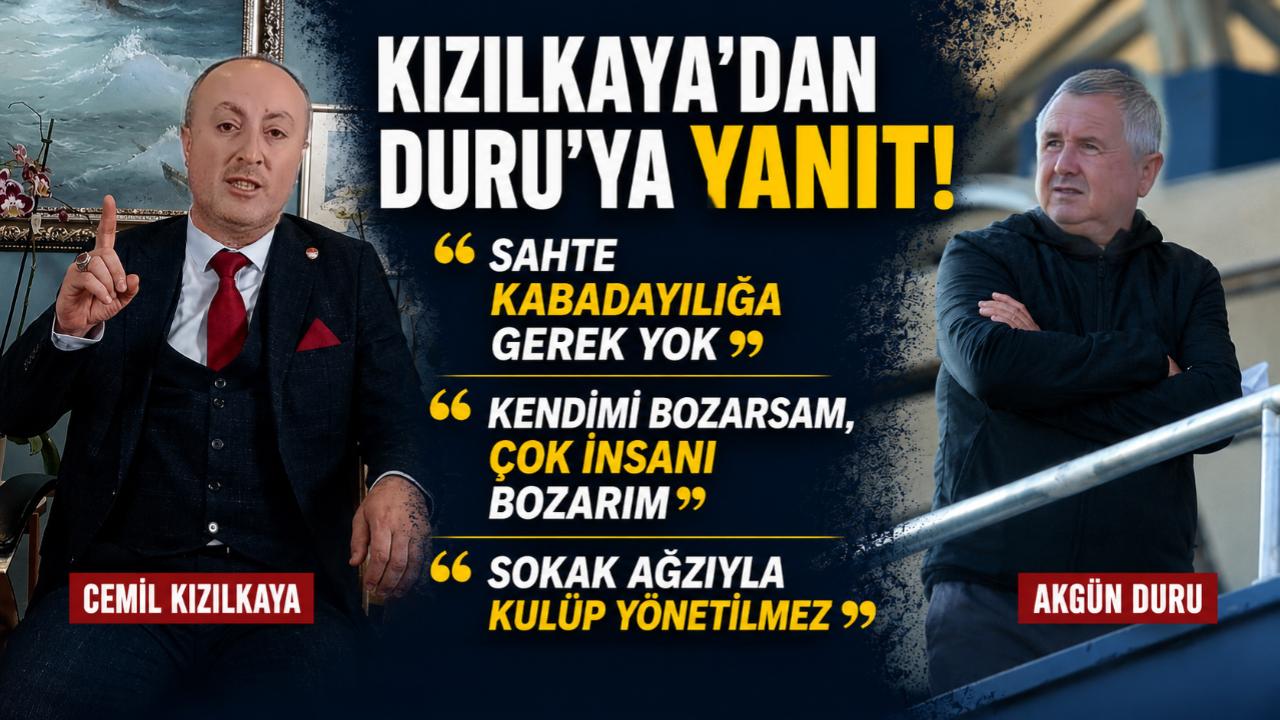 Cemil Kızılkaya’dan Duru’ya yanıt