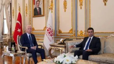 Vali Davut Gül, Silivri Kaymakamı Murat Eren'i kabul etti